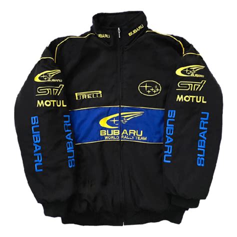 VINTAGE SUBARU WORLD RALLY TEAM BLACK F1 JACKET · STORE CAT CAT ...