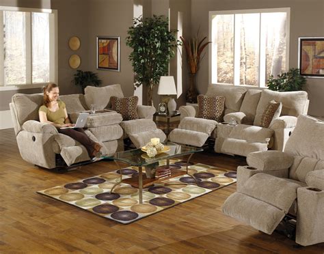 Sable/Earth Fabric Madison Reclining Sofa & Loveseat Set