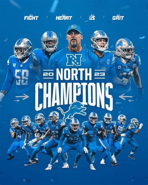 Detroit Lions - TOOK THE NORTH 👑 #AllGrit | #OnePride