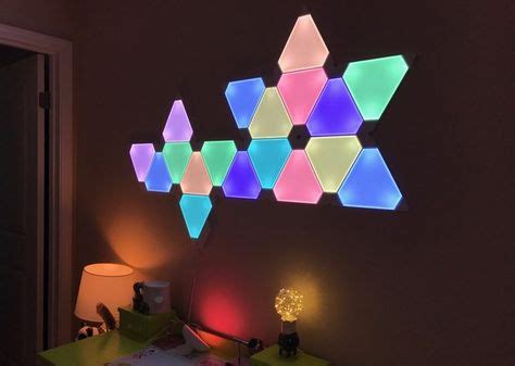 42 NANO LEAF DESIGN IDEAS! | nanoleaf designs, nanoleaf lights, design