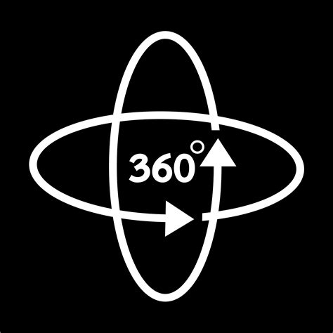 360 Degree icon 573577 Vector Art at Vecteezy