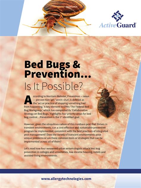 Bed Bugs & Prevention... Is It Possible? Sponsored by Allergy ...