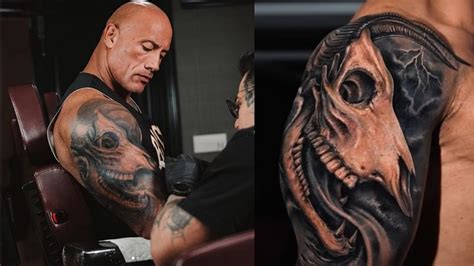 The Rock's tattoo: Why did The Rock upgrade his Brahma Bull tattoo?