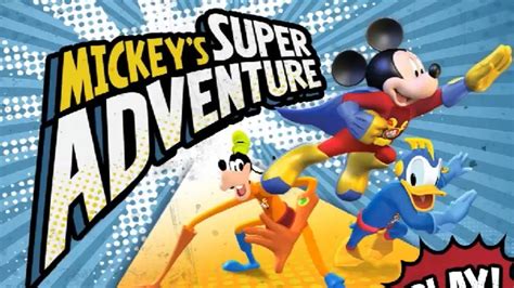 Mickey Mouse Clubhouse Mickey's Super Adventure - Superhero Mickey (Game for Kids) - YouTube