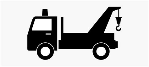 Tow Truck Silhouette Png , Free Transparent Clipart - ClipartKey