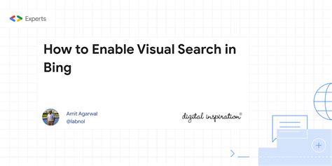 How to Enable Visual Search in Bing - Digital Inspiration