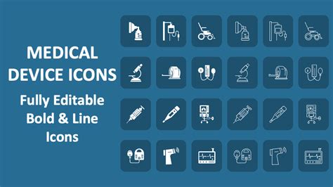 Medical Device Icons for PowerPoint and Google Slides - PPT Slides