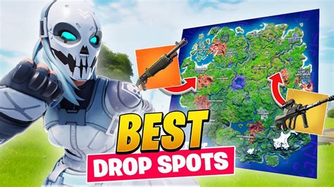 Best Drop Spots in Season 8 Chapter 2 Fortnite (Guaranteed Spas + Mythic Aug) - YouTube