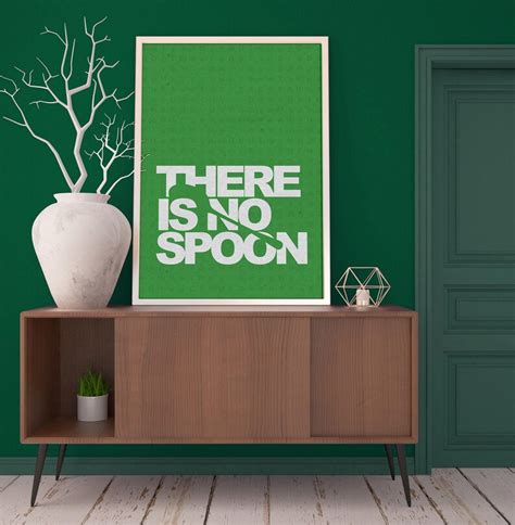 There is No Spoon Matrix Movie Quote Digital Download Art | Etsy