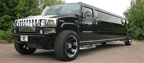 Chauffeur-Driven Black Hummer Limo Hire : Rent A Limo