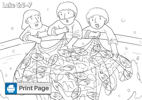 Free Fishers of Men Coloring Pages for Kids (Printable PDFs) – ConnectUS