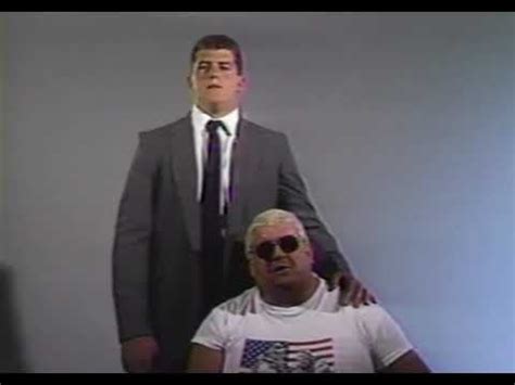 Dusty Rhodes Introduces His Son Dustin Rhodes To The Wrestling World ...