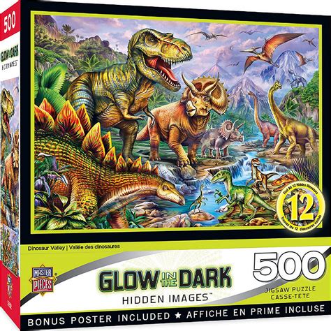 Masterpieces 500 Piece Glow in the Dark Jigsaw Puzzle For Adults ...