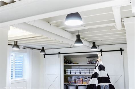 Our Painted Basement Ceiling and Why We Love It! | Old Salt Farm