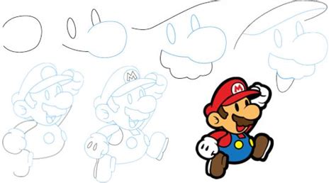 Super Mario Drawing Step By Step | Free download on ClipArtMag