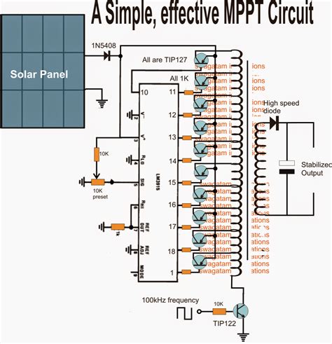 Mppt Solar Battery Charger Circuit Diagram