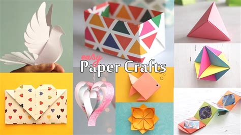 10 Best Paper Crafts | DIY Paper Craft | Ventuno Art - YouTube