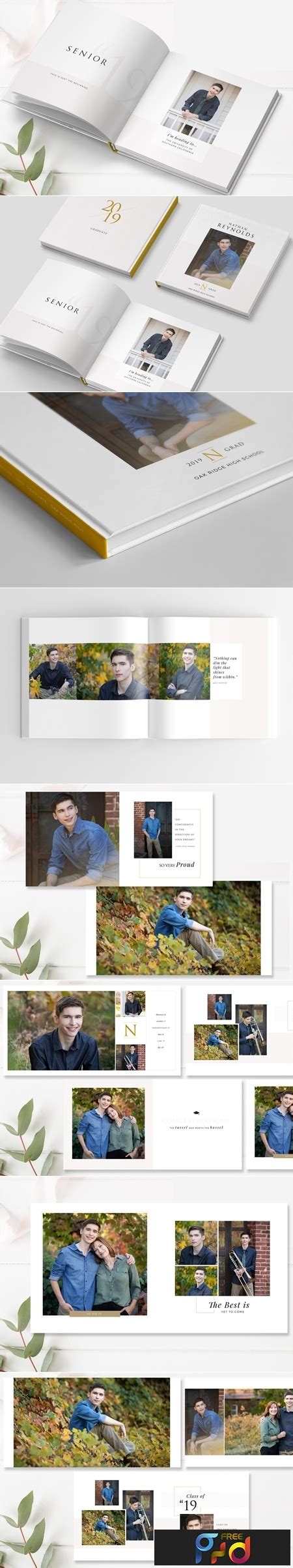 Graduation Photo Album Template – GraphicUX