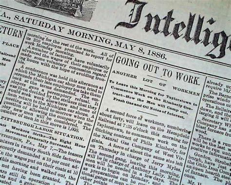 HAYMARKET AFFAIR Square Riot Bombing August Spies Inquiry 1886 Old Newspaper