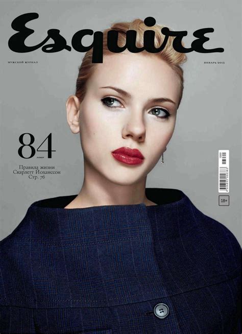 Scarlett Johansson Photoshoot for Esquire Russia Magazine Jan 2013 | Icon Magazine