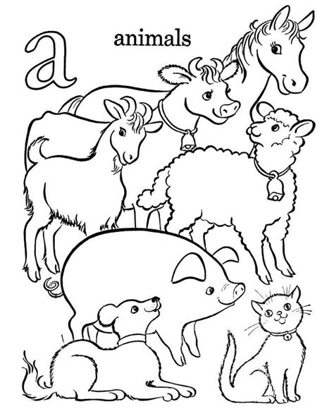 40+ Printable Farm Animal Coloring Pages For Preschoolers | Free Wallpaper