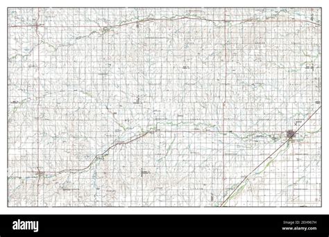 Larned, Kansas, map 1985, 1:100000, United States of America by Timeless Maps, data U.S ...