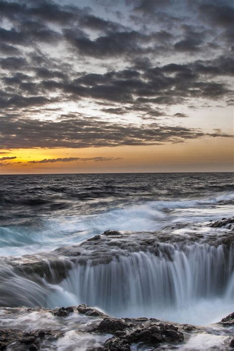 lsleofskye: El Bufadero, Corral, Spain Sunset Images, Sunset Photos, Sea And Ocean, Ocean Beach ...