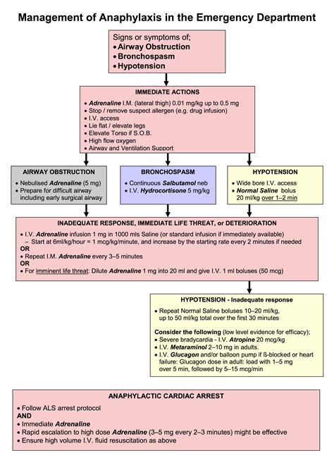 Management of Anaphylaxis in the Emergency Department - Charlie's ED