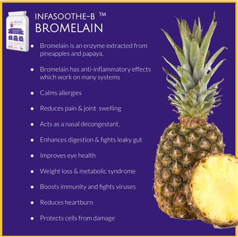 Bromelain 240GDU 960mg Capsules | INFASOOTHE-B inflammation | headache – Bespoke Biotics