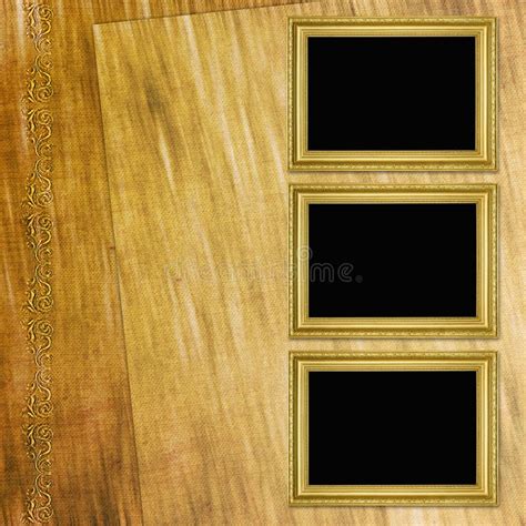 Vintage Background With Frames Stock Illustration - Illustration of ...