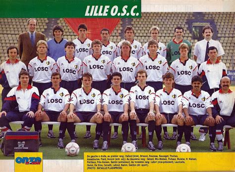 LILLE OSC 1991 Lille Osc, Vintage Football, Sports Team, Ancient, Teams ...