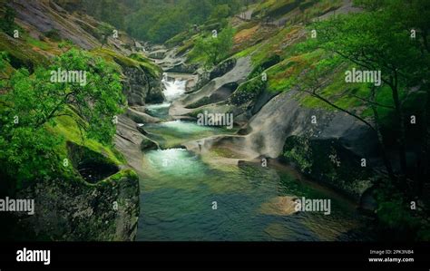 "Los pilones" in the Jerte valley, Spain Stock Photo - Alamy