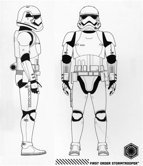 First Order Stormtrooper Front/Profile Views by matsudesign on DeviantArt