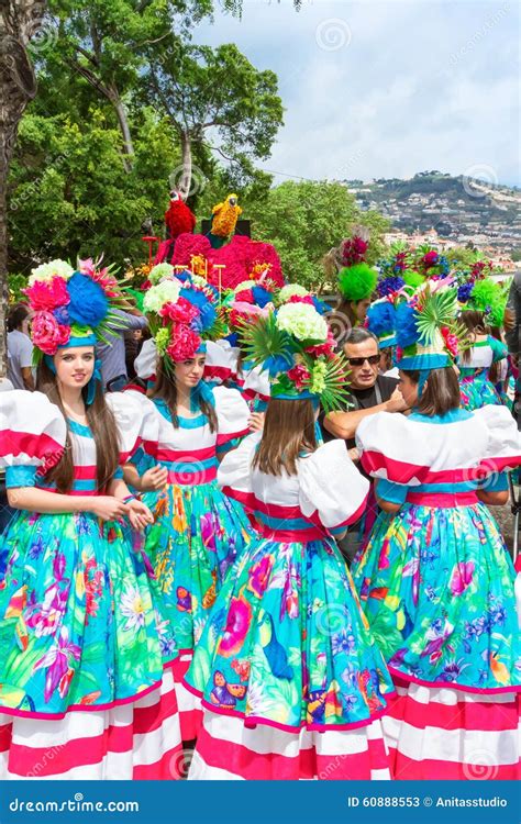 Flower Festival On The Madeira Island, Portugal. Editorial Stock Photo - Image: 60888553