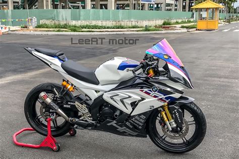 Yamaha Yzf-r15 Modified To Look Like Bmw S1000rr Hp4 - R15 V2 Colour Modified - 875x583 ...