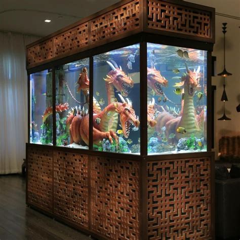 Amazing dragon theme tank!! Just stunning! #aquariumfans #tanked ...