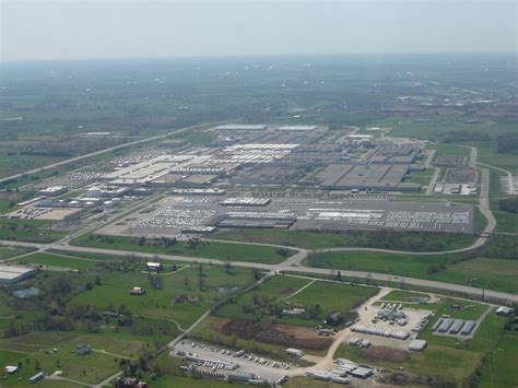 Georgetown, KY : Bird's eye view of the Georgetown Toyota plant photo, picture, image (Kentucky ...