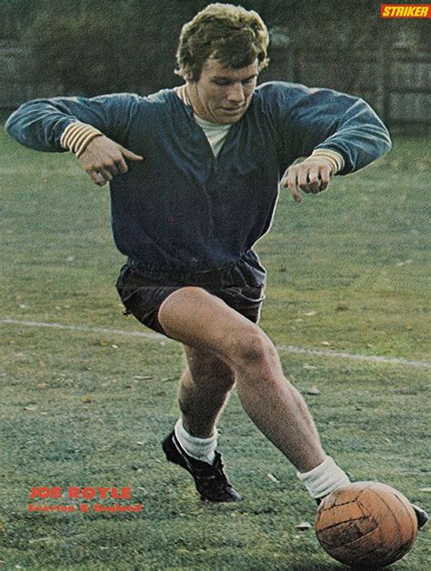 December 1970. Everton centre forward Joe Royle during training for England's Nation Cup match ...