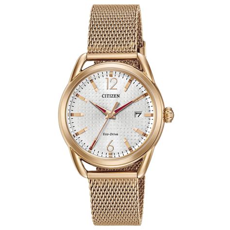 Ladies' Drive from Citizen Eco-Drive LTR Rose Gold-Tone Stainless Steel Watch | eBay