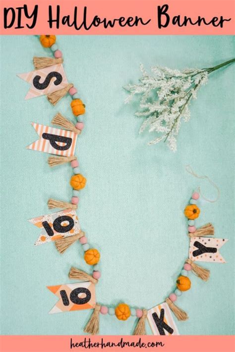 DIY Halloween Banner • Heather Handmade