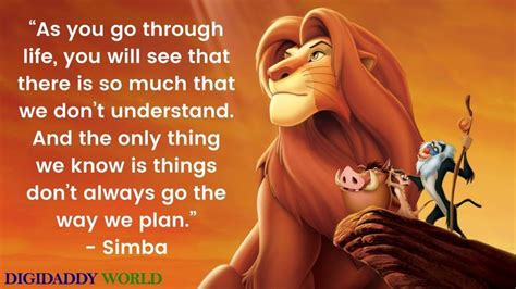 100 The Lion King Movie Quotes By Rafiki, Mufasa, Simba