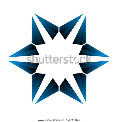 Blue Star Logo Vector Eps 10 Stock Vector (Royalty Free) 650825326 ...