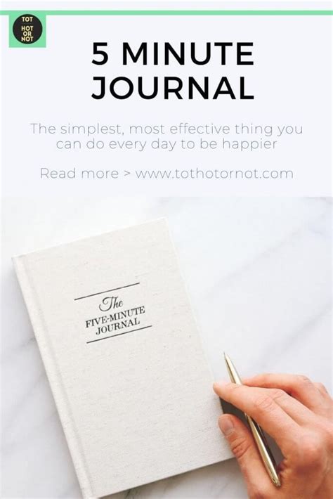 5 Minute Journal Review | Gratitude Journal & Productivity Planner