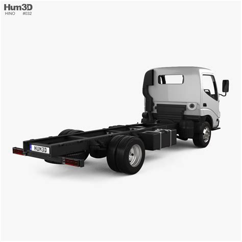 Hino Dutro Standard Cab Chassis with HQ interior 2013 3D model ...