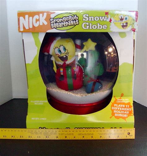 Image - SPONGEBOB SQUAREPANTS SNOW GLOBE CHRISTMAS MUSIC Gemmy 3.jpg ...