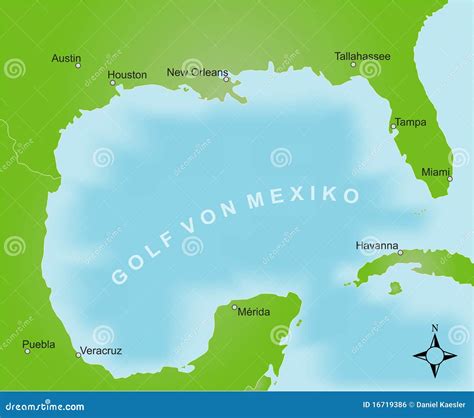 Map Of Gulf Of Mexico Area