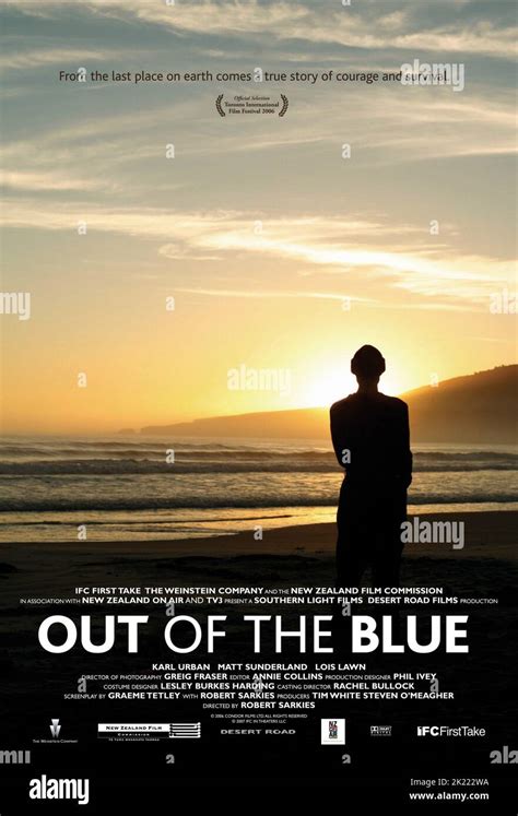 MOVIE POSTER, OUT OF THE BLUE, 2006 Stock Photo - Alamy