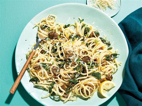 Lemon Pasta With Smoked Oysters Recipe | Chatelaine