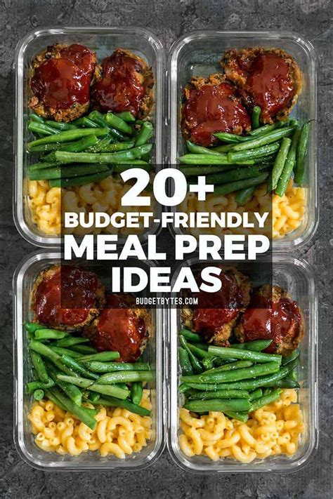 Budget friendly meal prep ideas to keep your taste buds happy, your ...