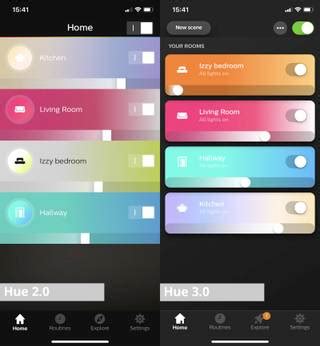 Philips Hue app gets major overhaul, controlling your lights be